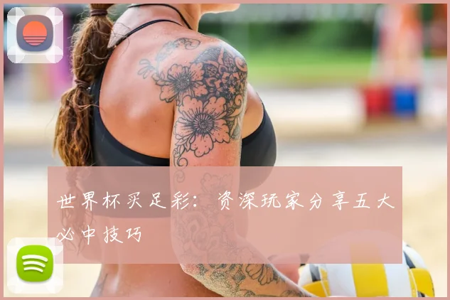 世界杯买足彩：资深玩家分享五大必中技巧