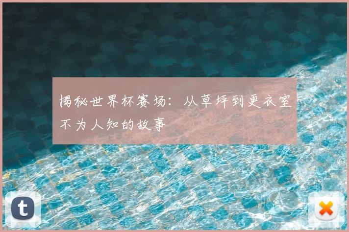 揭秘世界杯赛场：从草坪到更衣室不为人知的故事